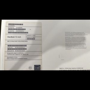 For Sell MacBook 12 Rose Gold- 1.3 GHz-16GB-256GB